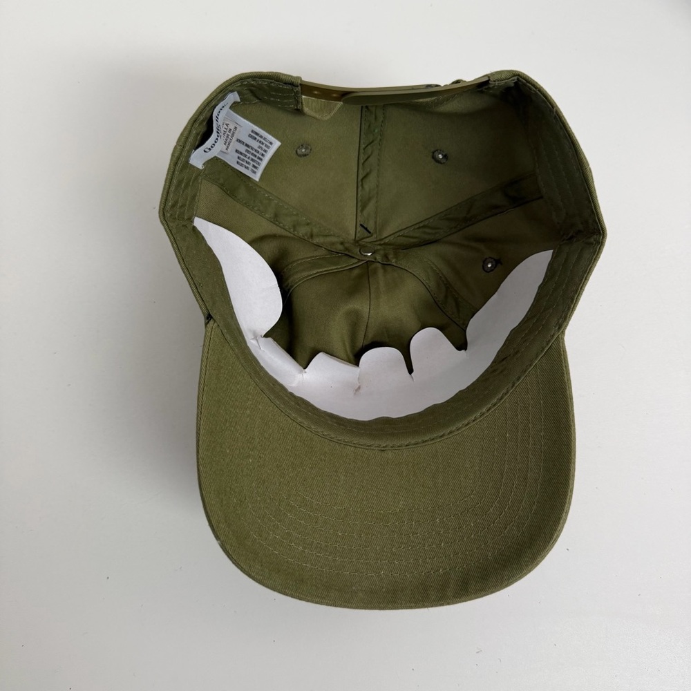 Goodfellow Hat Cap Whos Your Caddy? Golf Golfer Dad Adjustable Olive Green - Picture 10 of 10